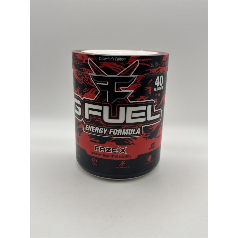 G FUEL x FaZe Clan Collector's Edition Tub New Sealed Rare Discontinued